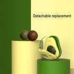 2 palline di erba gatta e avocado che stuzzicano il giocattolo per la pulizia dei denti di gatto, Mint Ball, Gall Fruit