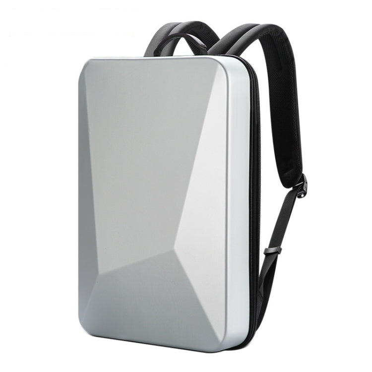 Bopai 61-93318A Zaino rigido impermeabile ed espandibile con foro di ricarica USB, specifiche:, Regular (Silver), Password (Silver), Regular (Black), Password (Black)