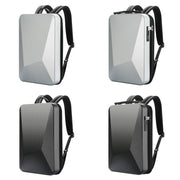 Bopai 61-93318A Zaino rigido impermeabile ed espandibile con foro di ricarica USB, specifiche:, Regular (Silver), Password (Silver), Regular (Black), Password (Black)