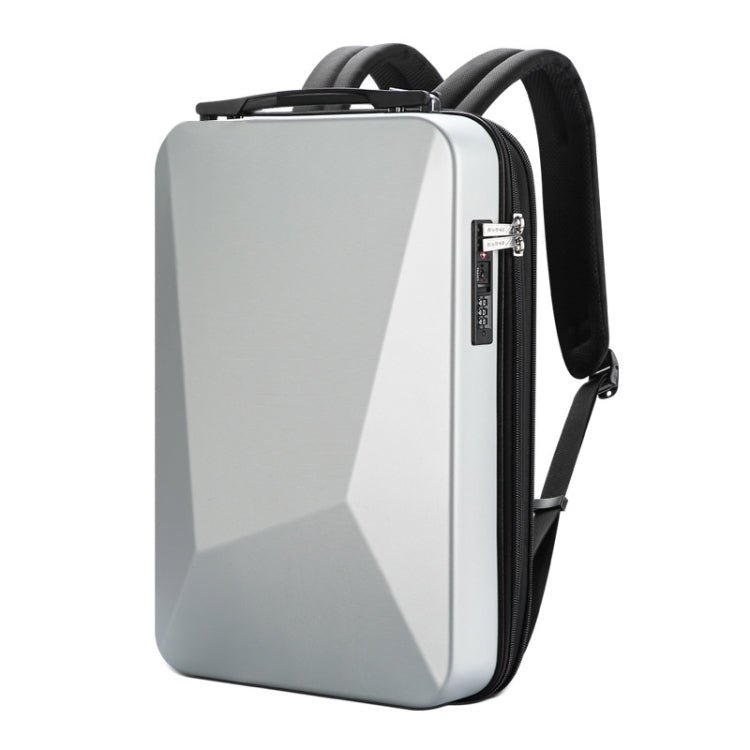 Bopai 61-93318A Zaino rigido impermeabile ed espandibile con foro di ricarica USB, specifiche:, Regular (Silver), Password (Silver), Regular (Black), Password (Black)