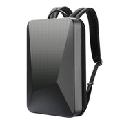 Bopai 61-93318A Zaino rigido impermeabile ed espandibile con foro di ricarica USB, specifiche:, Regular (Silver), Password (Silver), Regular (Black), Password (Black)