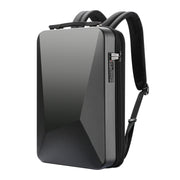 Bopai 61-93318A Zaino rigido impermeabile ed espandibile con foro di ricarica USB, specifiche:, Regular (Silver), Password (Silver), Regular (Black), Password (Black)
