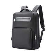Bopai 61-121518 Zaino espandibile impermeabile multiscomparto con foro di ricarica USB, Black, Dark Gray