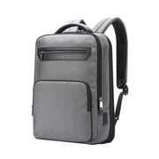 Bopai 61-121518 Zaino espandibile impermeabile multiscomparto con foro di ricarica USB, Black, Dark Gray