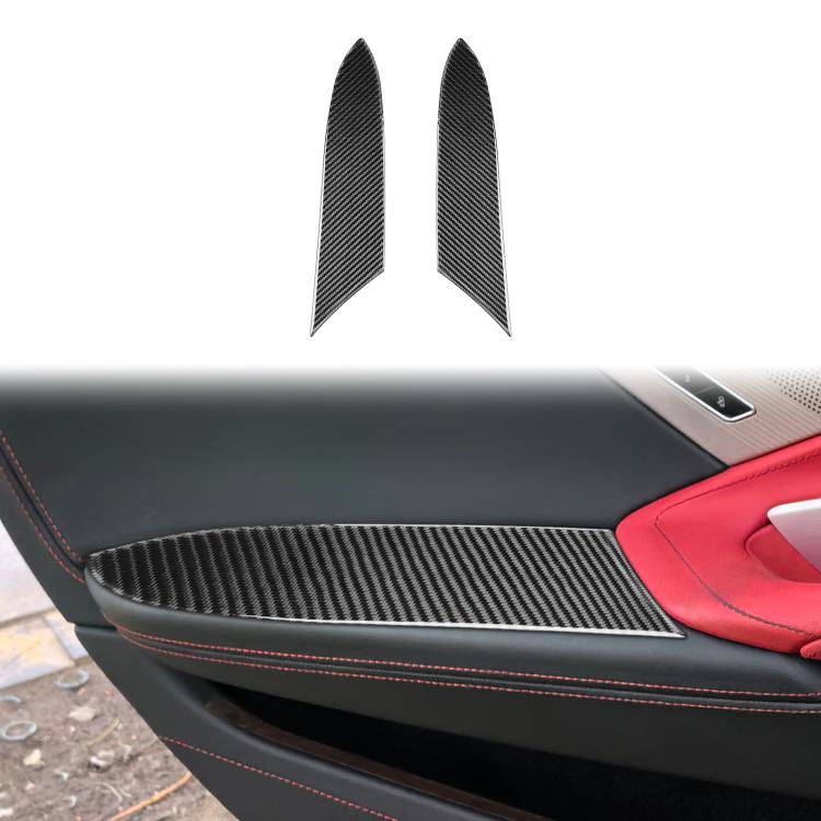 Adesivo per pannello bracciolo interno per Chevrolet Corvette C8, 2 pezzi/set
