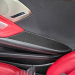 Adesivo per pannello bracciolo interno per Chevrolet Corvette C8, 2 pezzi/set
