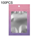 Sacchetto di imballaggio sigillato per cavo dati per gioielli con chiusura lampo in alluminio da 100 pezzi, dimensioni:, 7.5x10cm (Pink Gradually Purple), 7.5x10cm (Blue Gradually Pink), 7.5x10cm (Blue Gradient), 7.5x10cm (Yellow Gradient)             ...