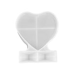 Stampo in silicone fai-da-te con cornice per foto quadrata a forma di cuore, specifiche:, S (Rectangle), S (Heart-shaped), L (Heart-shaped), L (Square), Vertical Rectangle