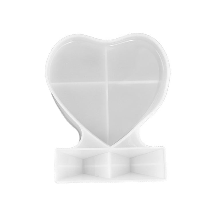 Stampo in silicone fai-da-te con cornice per foto quadrata a forma di cuore, specifiche:, S (Rectangle), S (Heart-shaped), L (Heart-shaped), L (Square), Vertical Rectangle