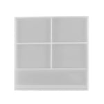 Stampo in silicone fai-da-te con cornice per foto quadrata a forma di cuore, specifiche:, S (Rectangle), S (Heart-shaped), L (Heart-shaped), L (Square), Vertical Rectangle
