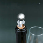 Tappi per vino rosso in sughero in metallo da 2 pezzi Tappi per vino in legno sintetico, Metal Cork Wine Corks