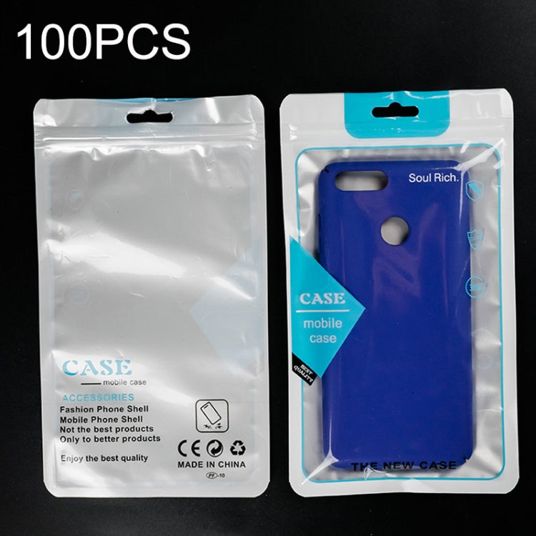 Custodia per telefono 100PCS Borsa per imballaggio autosigillante traslucida Yin Yang, 12x21cm(Blue), 12x21cm(Green), 12x21cm(Yellow), 12x21cm(Black), 12x21cm(Red)