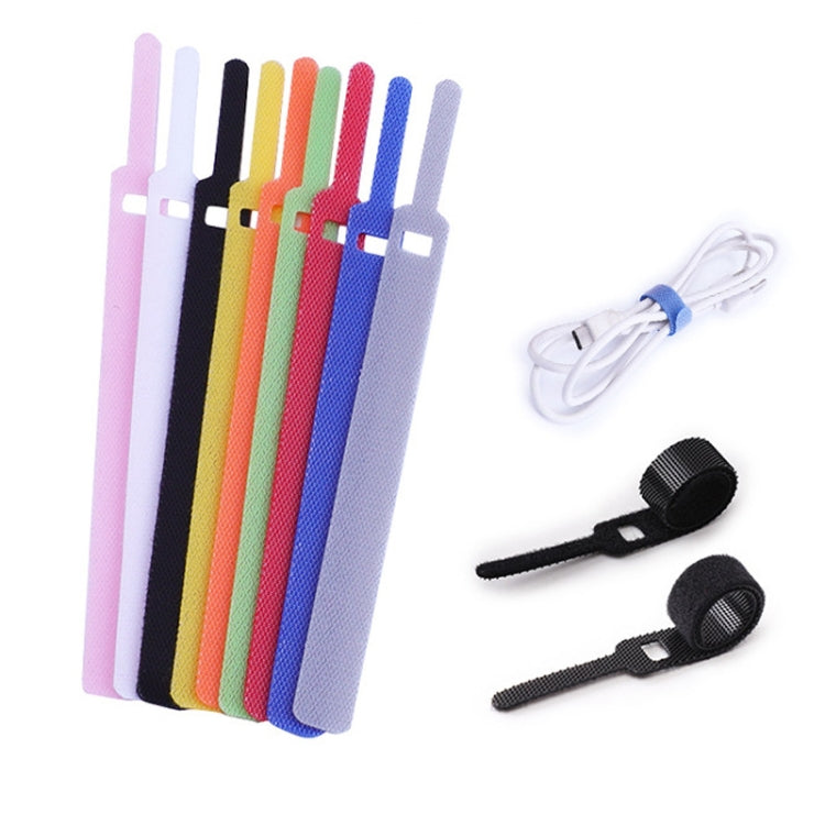 Organizzatore cavi autoadesivo 50 pezzi colorati