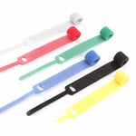 Organizzatore cavi autoadesivo 50 pezzi colorati