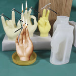 Stampo in silicone per candele profumate a forma di mano fai-da-te, BH-152, BH-153, BH-154, BH-155, SX-LZ-332, SX-LZ-331