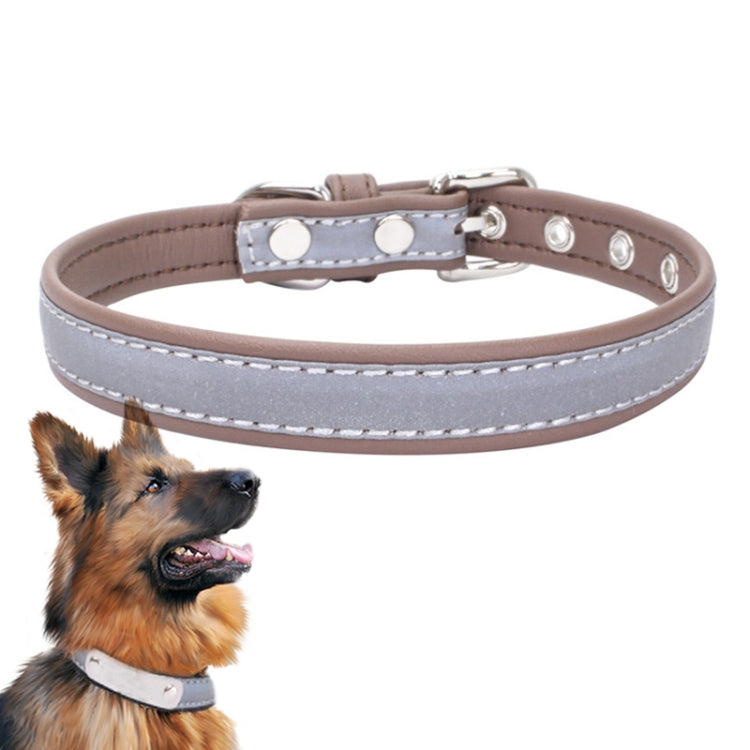 Collare riflettente morbido per animali domestici CL181K, XS No Iron Sheet Light Green, XS No Iron Sheet Purple, XS No Iron Sheet Dark Brown, XS No Iron Sheet Light Brown, XS No Iron Sheet Red, S No Iron Sheet Light Green, S No Iron Sheet Purple       ...