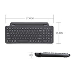 Tastiera wireless Bluetooth 2.4G con staffa per slot per schede, With Touchpad, No Touchpad