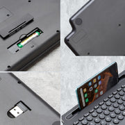Tastiera wireless Bluetooth 2.4G con staffa per slot per schede, With Touchpad, No Touchpad