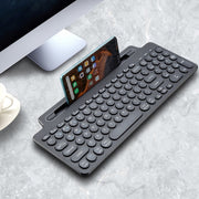 Tastiera wireless Bluetooth 2.4G con staffa per slot per schede, With Touchpad, No Touchpad