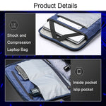Bopai 61-120621A Zaino per laptop impermeabile da esterno con porta di ricarica USB, specifiche:, Regular Version, Expansion Version