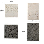 Espositore per gioielli da 2 pezzi in pietra ruvida per gioielli, Beige (10x10cm), Beige (10x15cm), Gray (10x10cm), Gray (10x15cm)