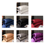 2 paia di federe in seta di ghiaccio per biancheria da letto in tessuto per la casa, dimensioni:, 50x75cm, 50x90cm