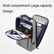 Bopai 61-68118 Zaino per laptop antifurto multifunzionale resistente all'usura con foro di ricarica USB