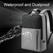 Bopai 61-68118 Zaino per laptop antifurto multifunzionale resistente all'usura con foro di ricarica USB