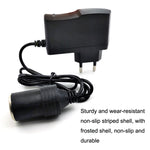 Adattatore di alimentazione per auto da 220 V a 12 V da 2 pezzi, US Plug, EU Plug, UK Plug, AU Plug
