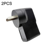 Adattatore di alimentazione per auto da 220 V a 12 V da 2 pezzi, US Plug, EU Plug, UK Plug, AU Plug