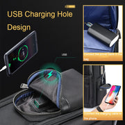 Bopai 61-86611 Zaino per laptop antifurto multifunzionale resistente all'usura con foro di ricarica USB
