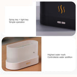 Umidificatore d'aria da scrivania per ufficio a casa con macchina per aromaterapia a fiamma a 7 colori, 7 Color(Black), 7 Color (White)