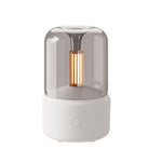 Umidificatore a luce notturna per atmosfera domestica a lume di candela simulato da 120 ml, DQ702 (Black), DQ702 (Beige), DQ702 (Pink)