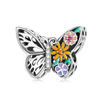 S925 Butterfly Series Bracciale fai da te Accessori di perle, stile:, SCC2326, BSC588, BSC558, BSC062, BSC061, SCC1682