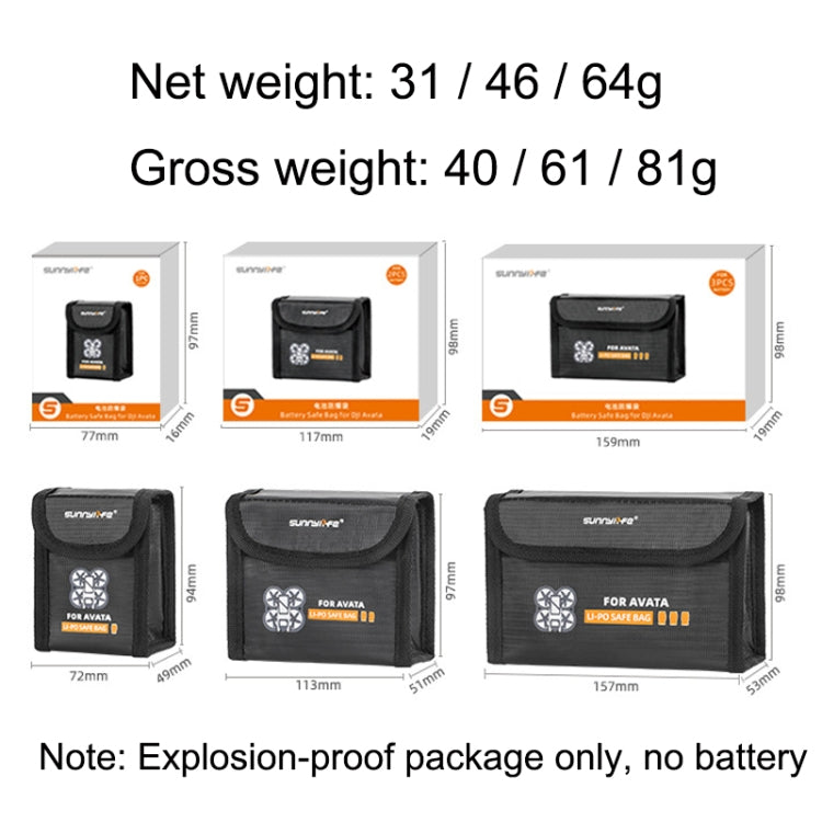 Borsa antideflagrante per batteria compatibile DJI Avata