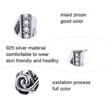 BSC030 26 lettere braccialetto fai da te accessori con perline zircone argento perline, stile:, Y, Z