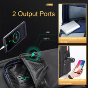 Bopai 61-121591 Zaino da lavoro multifunzionale antifurto per laptop con foro di ricarica USB, 61-121591