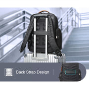Bopai 61-121591 Zaino da lavoro multifunzionale antifurto per laptop con foro di ricarica USB, 61-121591