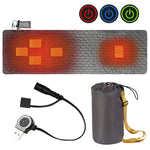 Materassino riscaldante portatile intelligente da campeggio invernale all'aperto, 198x61cm Orange, 198x61cm Black, 198x61cm Gray, 198x61cm Flower
