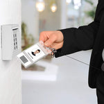 Fibbia porta badge retrattile con clip da cintura in metallo