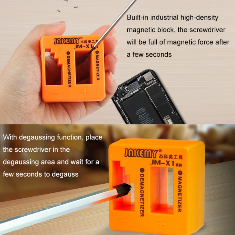 Magnetizzatore/smagnetizzatore a cacciavite manuale JAKEMY JM-X1, JM-X1