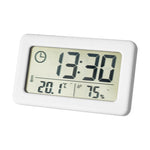 YD005 Mini orologio elettronico misuratore di temperatura/umidità con schermo LCD sottile e leggero, White, Red, Green, Blue, Black