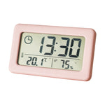 YD005 Mini orologio elettronico misuratore di temperatura/umidità con schermo LCD sottile e leggero, White, Red, Green, Blue, Black