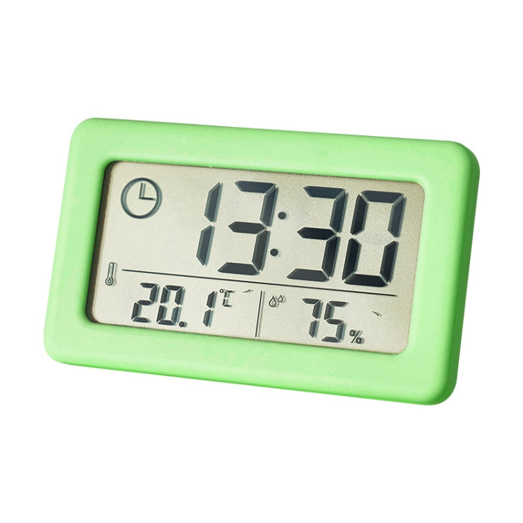 YD005 Mini orologio elettronico misuratore di temperatura/umidità con schermo LCD sottile e leggero, White, Red, Green, Blue, Black
