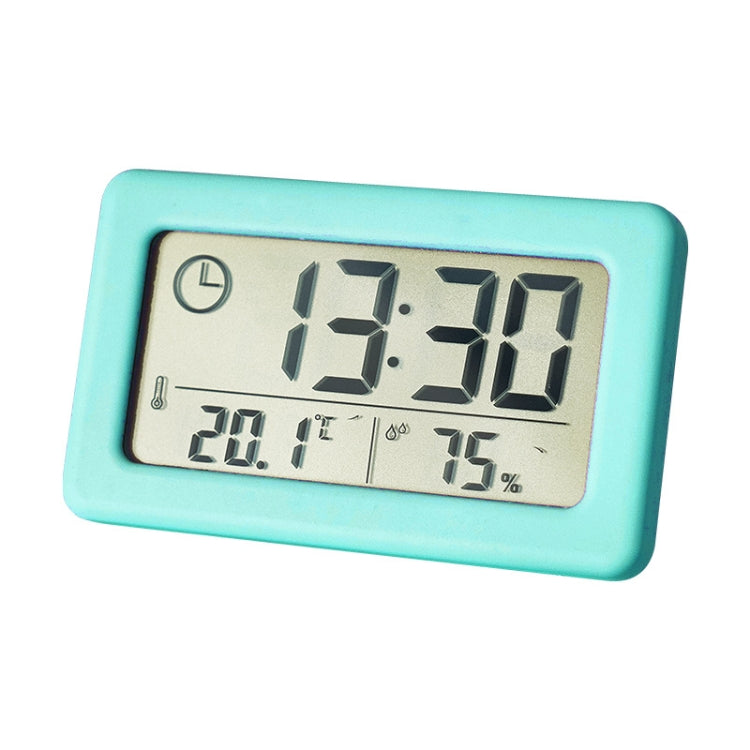 YD005 Mini orologio elettronico misuratore di temperatura/umidità con schermo LCD sottile e leggero, White, Red, Green, Blue, Black