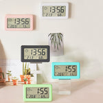 YD005 Mini orologio elettronico misuratore di temperatura/umidità con schermo LCD sottile e leggero, White, Red, Green, Blue, Black