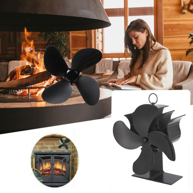 ZJ-1 Fireplace Heat Power Stove Fan