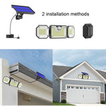 Lampada solare LED 40W con sensore movimento IP65