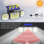 Lampada solare LED 40W con sensore movimento IP65