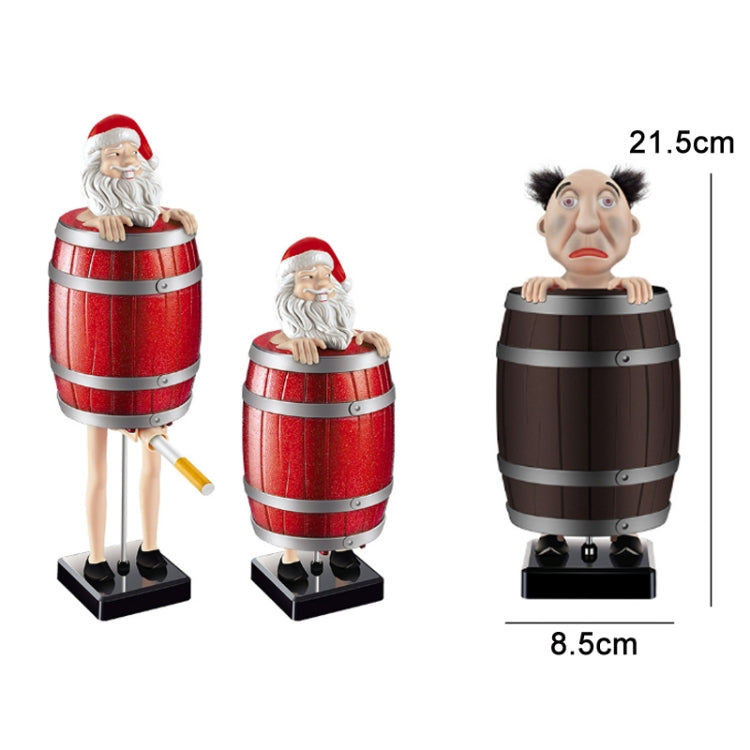 Botti di legno Espulsione automatica Portasigarette Spoof Toys, Strange Uncle, Santa Claus